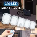 Applique Murale Solaire LED avec Détecteur de Mouvement Imperméable Conforme à la Norme IP65