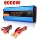 6000W Pure Sine Wave Inverter Car Solar Inverter 12V/24V 220V Sine Wave Voltage Converter Adapter