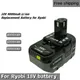 Batterie Lithium-Ion pour RYOBI P108 Outils Électriques P104 Pknit RB18L50 RB18L20 P108 18 V
