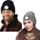 Beanie Hat with Light USB Rechargeable LED Lighted Beanie Cap Unisex Winter Warmer Knit Cap Hat for