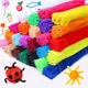 100pcs Chenille Stems Twist Bar anvil Wire craft Pipe Toys DIY Strips Creative hobby Children Plush