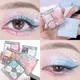 Blue Pink Eyeshadow Palette Matte Glitter Pearly Earth Color Eyeshadow Makeup Waterproof Lasting