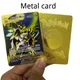 10000 point arceus vmax pokemon metal cards DIY card pikachu charizard golden limited edition kids