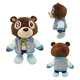 26cm Kawaii Kanye Dropout Bear Teddy Bear Plush Toys Kanye West Graduation Soft Stuffed Home Room
