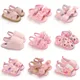 Chaussures d'été pour bébés filles sandales à semelle souple pantoufles de plage roses