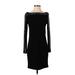 Lbisse Cocktail Dress - Sweater Dress: Black Dresses - Women's Size Small