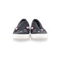 Old Navy Sneakers: Slip On Platform Casual Black Print Shoes - Kids Girl's Size 10