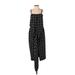 Fame And Partners Casual Dress: Black Grid Dresses - Women's Size 0