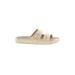 Freedom Moses Sandals: Tan Solid Shoes - Women's Size 40 - Open Toe