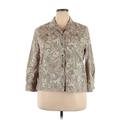 Alfred Dunner Jacket: Gold Paisley Jackets & Outerwear - Women's Size 18 Petite