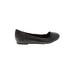MIA Heritage Flats: Slip-on Wedge Classic Black Solid Shoes - Women's Size 7 - Round Toe