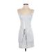 Fashion Nova Cocktail Dress - Mini: Silver Dresses - Women's Size X-Small