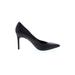 Charles David Heels: Slip On Stiletto Cocktail Black Print Shoes - Women's Size 6 1/2 - Pointed Toe