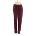 Hollister Sweatpants - High Rise: Burgundy Activewear - Women's Size Small