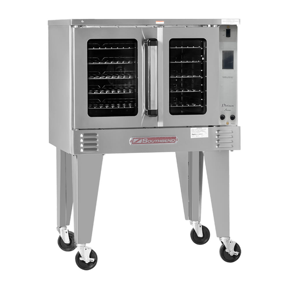 Southbend PCG90B/TD NG Platinum Bakery Depth Single Full Size Natural Gas Commercial Convection Oven - 90,000 BTU, Gas Type: NG