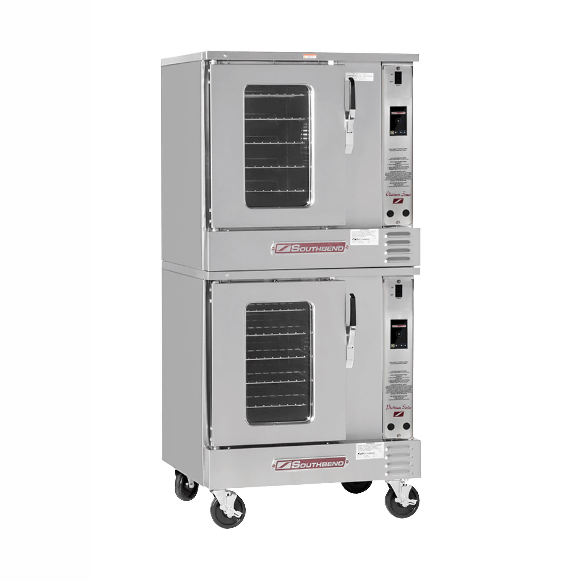 Southbend PCHE15S/T-V 240/1 Platinum Ventless Double Half Size Commercial Convection Oven - 7.5kW, 240v/1ph