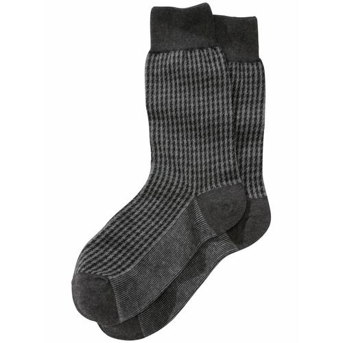 Mey & Edlich Herren Socken Grau gemustert