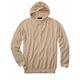 Mey & Edlich Herren Kapuzen-Pulli Regular Fit Beige einfarbig