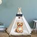 Lmueinov Holiday sales The Tent -wastable Tent Is Equipped With Dog Hole And Folding Pet Tent Furniture Clearance