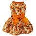 Pet Dress Party Pet Dress Holiday Dress Orange Dress Orange S