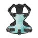 No Pull Dog Harness For Dogs Easy Walk Dog Vest Adjustable Collars Harnesses & Leashes Set Breathable Oxford Outdoor Walking Safety Reflective Strip Pastel Cyan Mint Watercolor