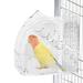 EHJRE Bird Bath Cage Bird Shower Box Portable Spacious Birdcage Parrot Bathing Tub for Budgie Parakeets Parrots African Grey