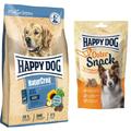 15kg NaturCroq XXL Happy Dog croquettes pour chien + 100g Pâques canard, carottes Happy Dog friandises pour chien offertes