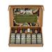 Six 60ml (2oz) Variety Gift Set - Premium Flavored Extra Virgin Olive Oils (Tuscan Herb Basil Mushroom & Sage) and All Natural Balsamic Vinegars (18 Year Traditional Grapefruit Black Mission Fig)