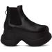 Black Chunky Chelsea Boots