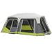 QCAI 12 Person Instant Cabin Tent | 3 Room Tent for Family with Storage Pockets for Camping Accessories | Portable Large Pop Up Tent for 2 Minute Camp Setup