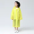 Fashion Childrenâ€˜s Raincoat High-quality EVA Waterproof Thickened Raincoat Outdoor Hiking Reusable Transparent Raincoat