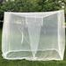 Camping Net White Mesh Portable Square Foldable Mosquito Control Mosquito Net Lightweight Outdoor Camping Tent Sleeping Summer