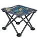 CGLFD Outdoor Folding Chair Camping Picnic Ultra - light Portable Chair Camping Picnic Beach Small Horse Zip Self - driving Fishing Stools Black