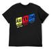 Autism Awareness Chemistry EleMents Periodic Table ASD Funny Raglan Baseball Tee Shirts Black 3X-Large