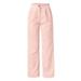 Women s Classic Pants High Waist Cord Straight Big Size Corduroy Soft Relaxed Fit Lightweight Golf Office Slacks with Pockets Stretch Fashion Business Long Trousers