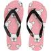 Dreamtimes Flip Flops Cute Dog Polka Dots Slippers Sandals for Women Men Boy Girl Kid Beach Summer Yoga Mat Slipper