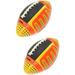 2 Count Toy Outdoor Supply Indoor Playset Kids Training Ball School Rugby No. 3 Profession