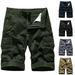 AXXD Khaki Tennis Shorts For Men Plus Size Size Sports And Leisure Multi-Pockets Relaxed Summer Beach Shorts New Arrival