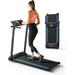 UREVO Folding Treadmill 2.25HP Treadmills for Home with 12 HIIT Modes Compact Mini Treadmill for Home Office Space Saving Sma