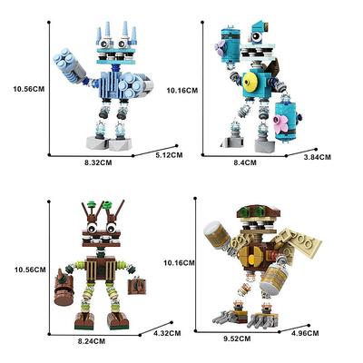 Building Blocks,Explosive My Singing Monsters Assembling Building Block Game Monster Choir Small Particle Building Block Toys