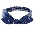 1 pz elastico paisley bandana nodo fasce orecchio di coniglio arco fascia turbante fascia per capelli fascia per capelli per le donne ragazze