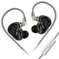 kz zar 7ba 1dd driver ibrido monitor in-ear auricolare hifi 2pin cuffie cablate musica dj auricolare gioco di sport auricolari zax zad ast