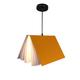 Creative Book Style Pendant Lamp Macaron Color Industrial Lighting Library Book Bar Bookstore Decor Lamp Shade Lighting Fixture, Unique Personality Art Simple Chandelier,Yellow 110-240V