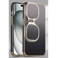 lente occhiali da sole custodia rigida per telefono con supporto trasparente per iphone 12 13 14 15 pro max custodia per telefono in silicone acrilico antiurto