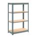 Global Industrial Heavy Duty Shelving 48 W x 18 D x 72 H With 4 Shelves Wood Deck Gray