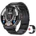 2024 neue 1,85 zoll hd bildschirm smart watch männer 710 mah batterie lange standby-bluetooth anruf fitness uhr smart watch