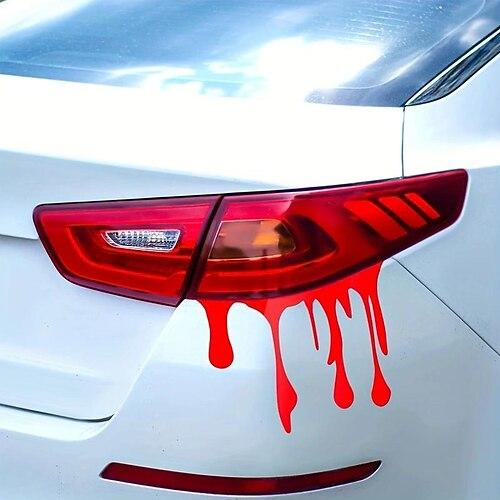 2 Stück Autoaufkleber Blut tropfendes Graffiti Autoaufkleber kreative Autodekorationen Autoaufkleber