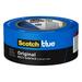 ScotchBlue Original Multi-Surface Painters Tape Blue 1.88 inches x 60 yards 1 Roll â€“ Bundled With â€“ 3M Cool Flow Valve Respirator 8511 N95 2 per Pack