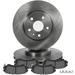 Brakes Kits CCIYU Front Premium Brake Rotors + Ceramic Brake Pads fit for 2010-2015 for Chevrolet Camaro 2011 for Saab 9-5