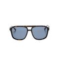 Tortoiseshell Navigator-frame Sunglasses - Blue - Gucci Sunglasses
